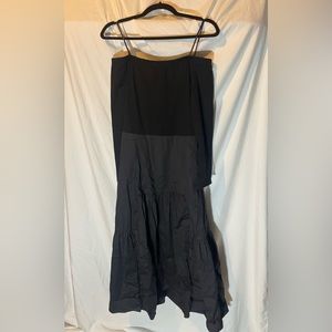 | Tuckernuck | Marissa Black Off The Shoulder Midi Dress w/ Pockets | NWOT |